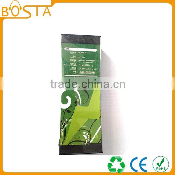 2016 wholesale outdoor high quality handsfree wired stereo cheap earphones