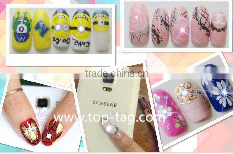 Micro RFID LED Flashing NFC Nail Tag / Sticker