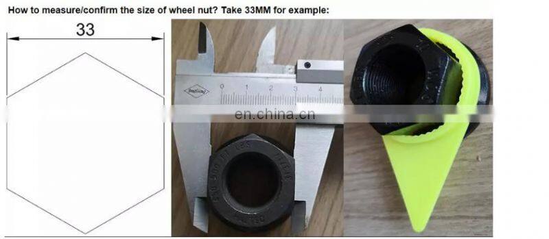 Pickup truck wheel nut indicator 33 mm /wheel nut protector for sale