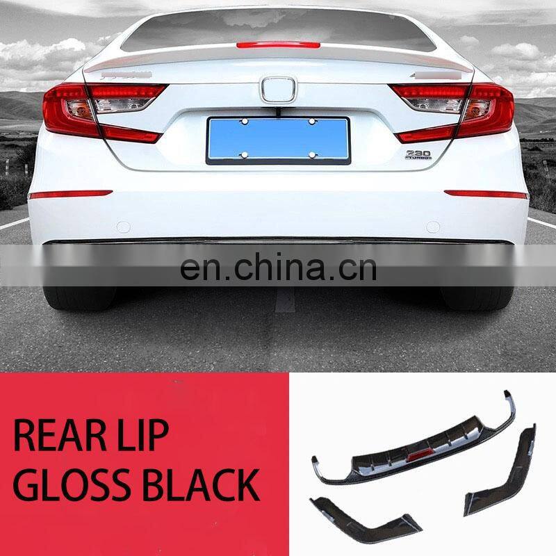 Auto exterior parts rear diffuser spolier for Accord 2018-2020