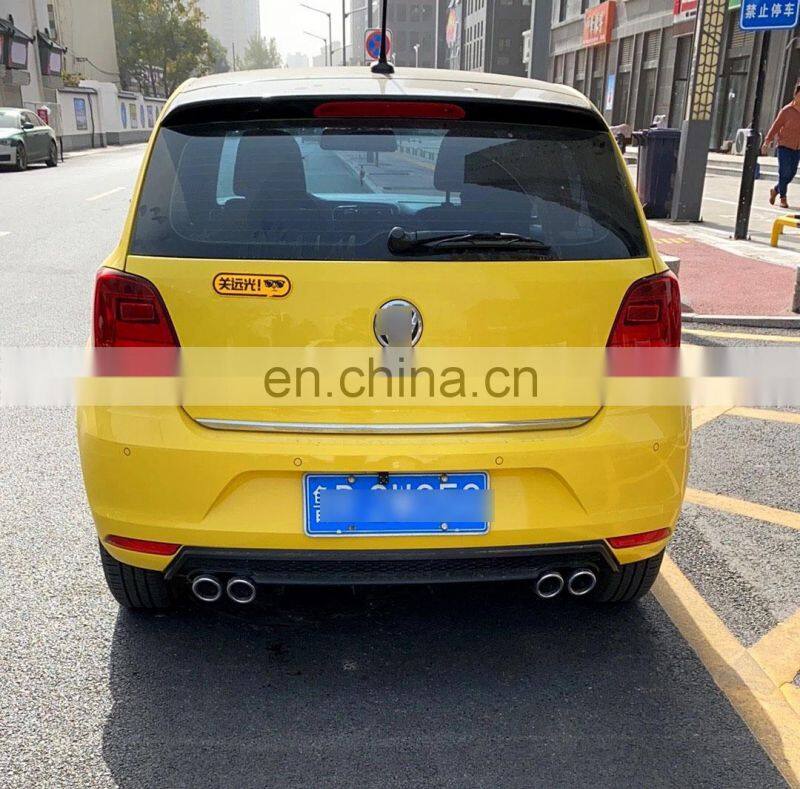 Auto Other exterior parts front lip splitter front bumper lip body kit for polo rear diffuser spolier