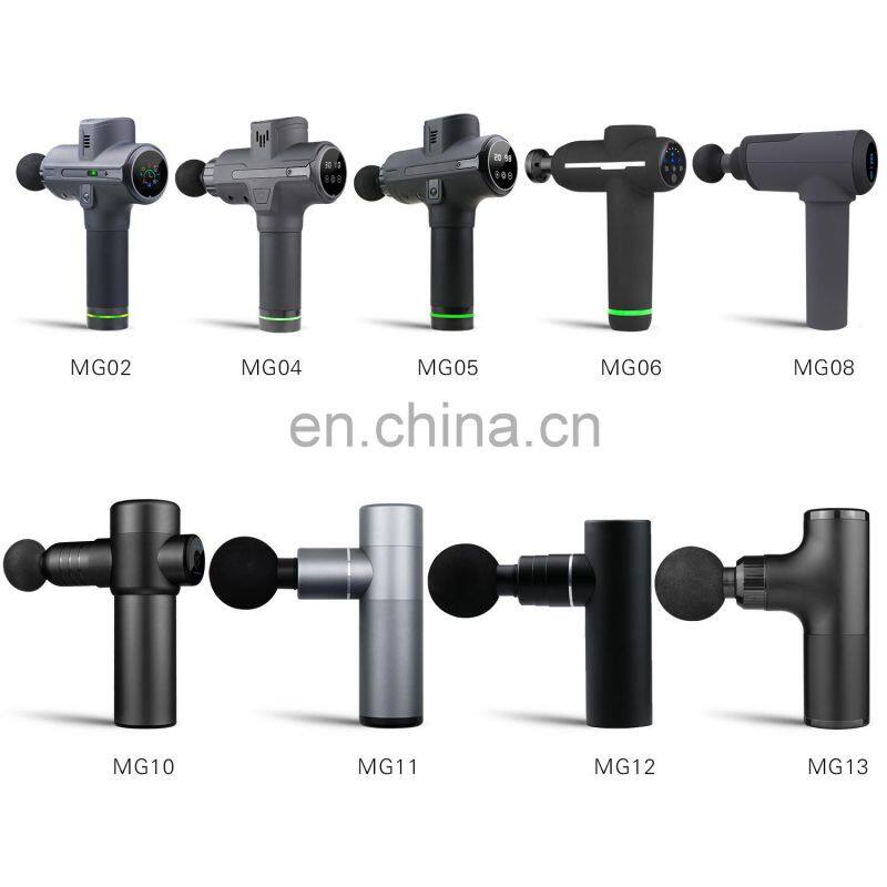 2021 New Design Brushless mini Massager  Low Sound Vibration Muscle Massage Gun