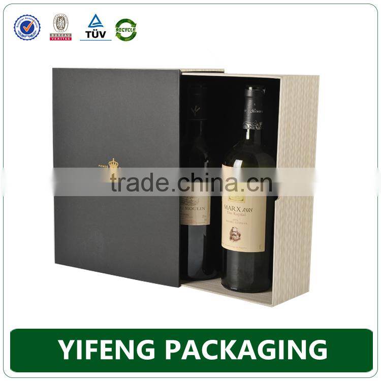 New Arrival Fancy Paper Customize Handmade Gift Box for Wine,Wine Packaging box,