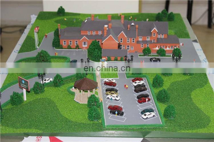 Small resort &hotel model for exhibition , miniature scale model