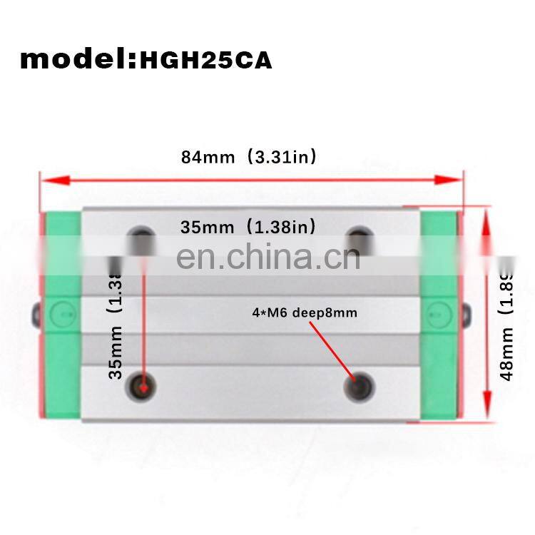 HGH25CA wholesale high cost performance linear guide bearing linear bearing rails