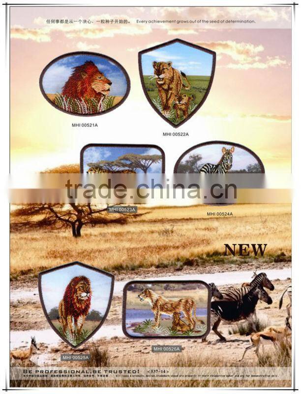 Lion Logo Embroidery Patch for clothing