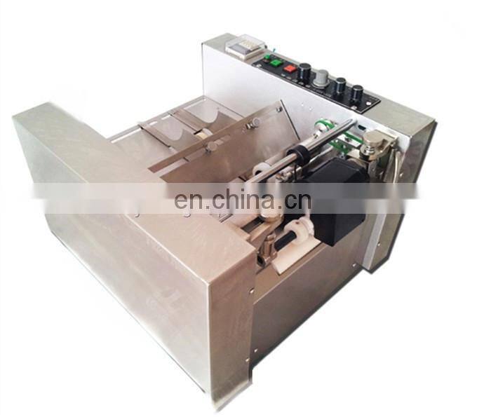 MY-300 automatic batch/lot/series number expiry date embossing printing machine for plastic bags/aluminum foil