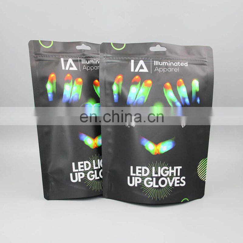 Custom LOGO Clear zip lock plastic underwear zipper swimming clothes packaging bag