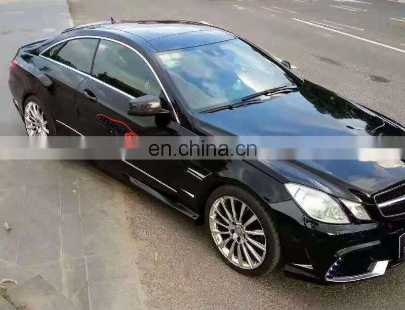 Runde WD Style Body Kit With Front Rear Bumper Side Skirts Fender Spoiler For 2009-2013 MERCEDES E-Class C207 W207 body kit