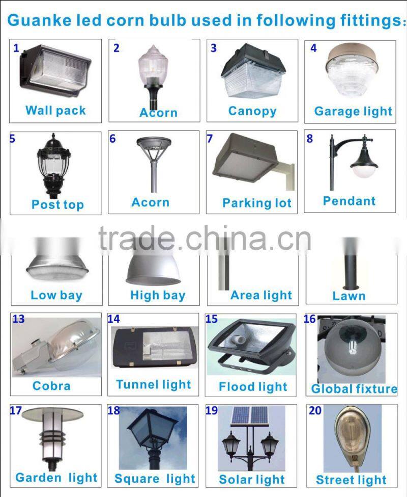 UL E364363 36W E26 E39 led lawn light edison mogul base 5 years warranty