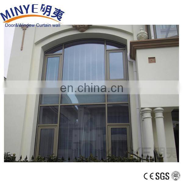 top quality China supplier tempered glass curtainwall aluminum frame