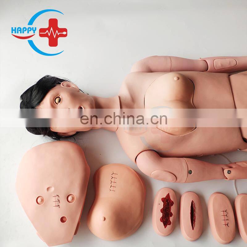 HC-S105 Advanced full-featured nursing person training model (female)/Medical nursing manikin for medical training