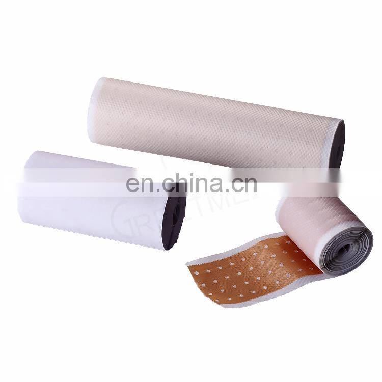 waterproof zinc oxide hot melt adhesive drilled plaster