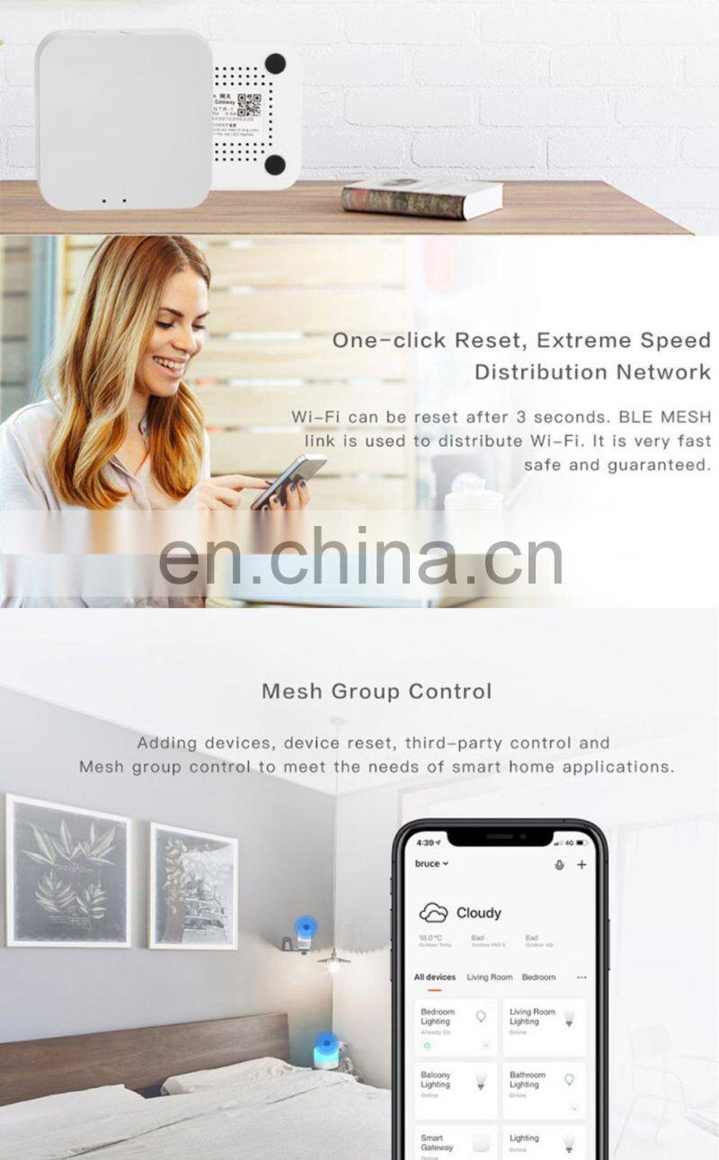 ALLINGE LG3225 ZigBee 3.0 Wireless Gateway Central Control Host WiFi Controller Smart Home Wireless Gateway System