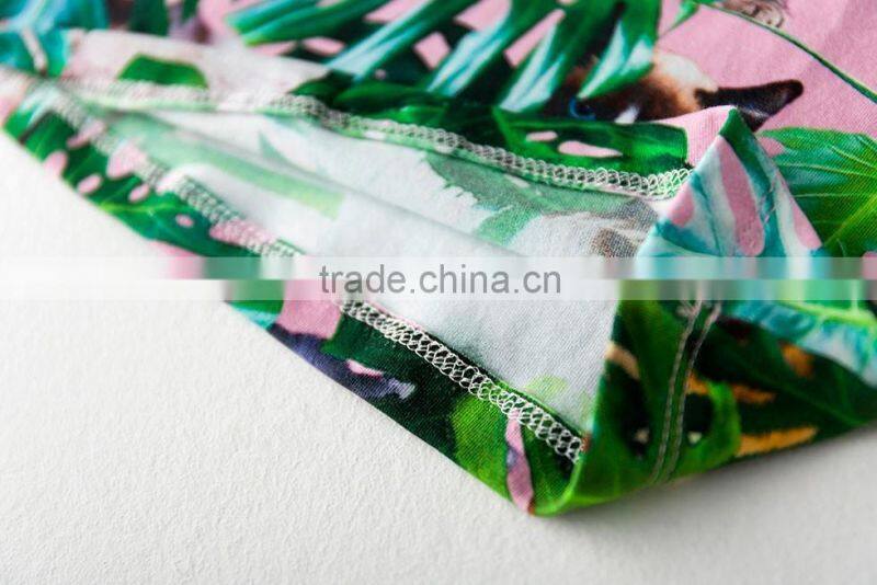 girls tight dress with all over printing