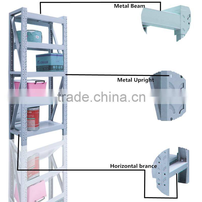 High End Shelf Metal Furniture 4 Tier Supermarket Steel Storage System