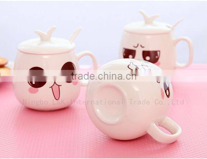 creative mugs and cups/white ceramic cups/ fancy coffee cup