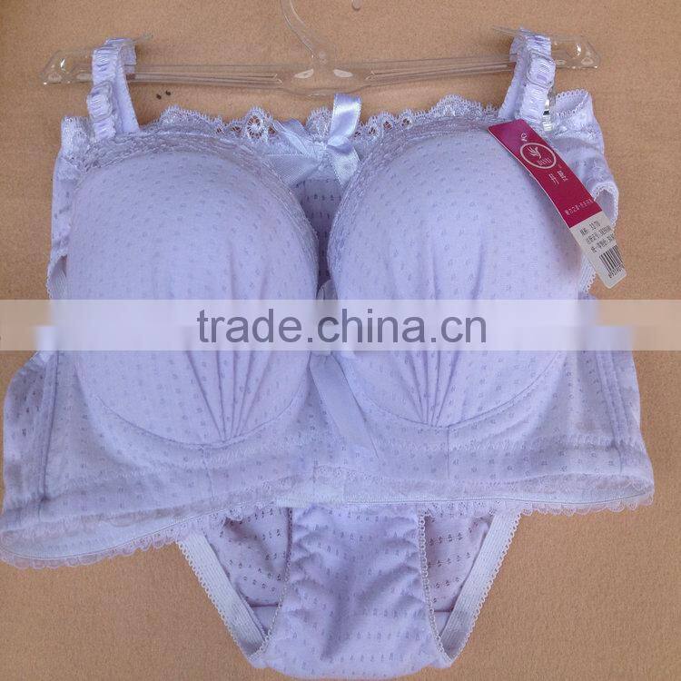 1.88USD 32-36A Cup High Quality Newest Style Hot-Sale Yough Girls Sexy Sexy Fancy Bra Panty Set (gdtz019)