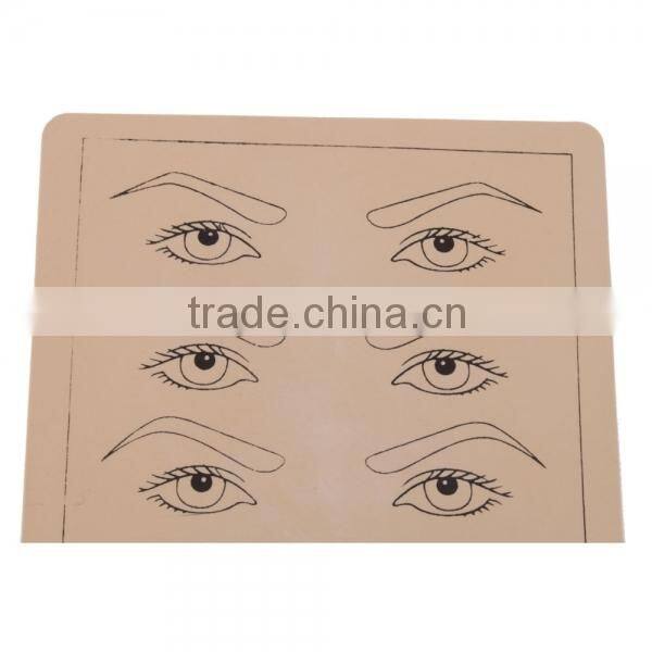 permanent makeup Eyebrow Lips Picture Tattoo Simulation Practice Skin Beige For beginners P002