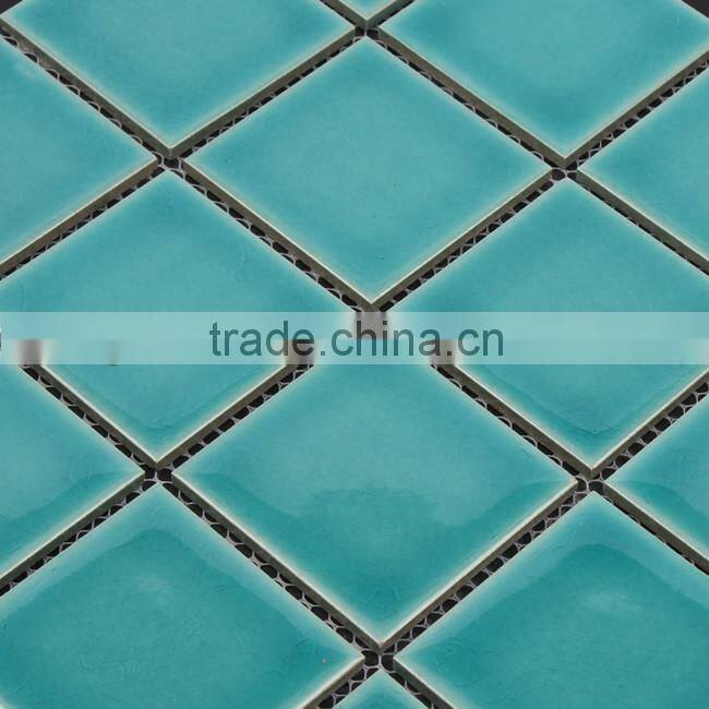 73*73mm green pool bottom mosaic