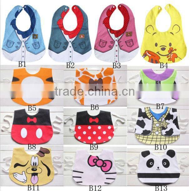 Wholesale Animals Design Waterproof Baby Bibs