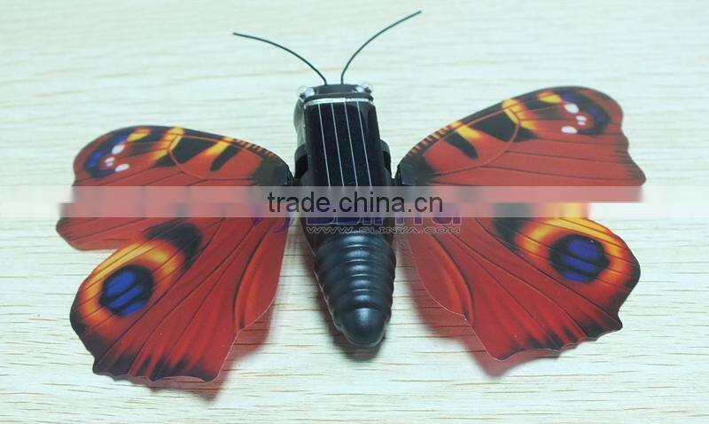 Christmas 3 Years Boy Love Enducation Toy Fly Insect Sunlight Energy Solar Butterfly