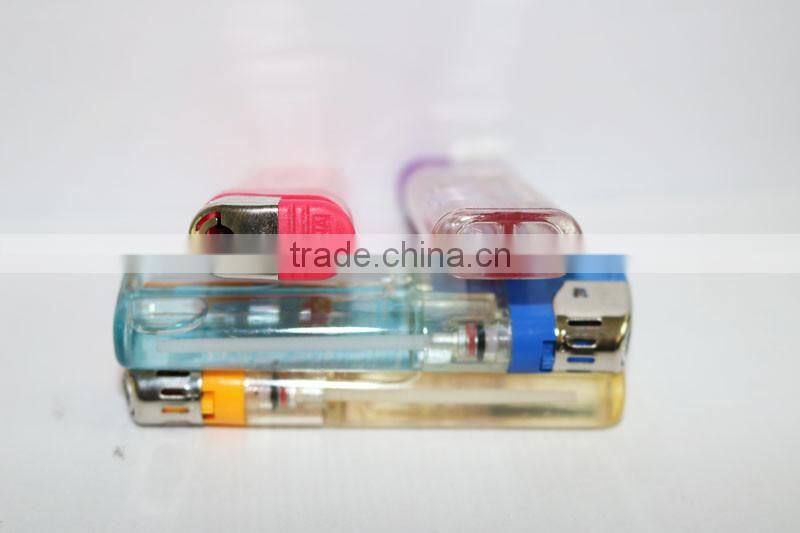 Transparent logo mark print plastic material disposable cigarette electronic lighter
