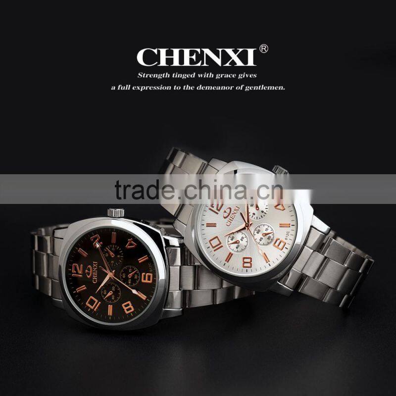 2015 Classic Design Trendy Noble Stainless Steel With 3ATM Waterproof Quartz Watches Men 012CMR