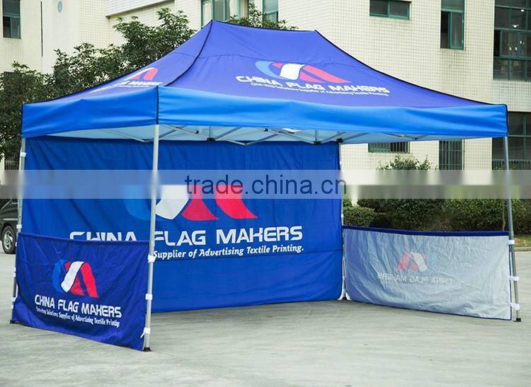 custom trade show display 3x3 easy up tent