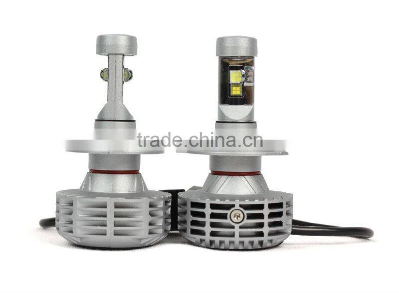 Newest G6 strong lifespan 50000 hours no fan all in one super bright h4 car led headlight china factory direct