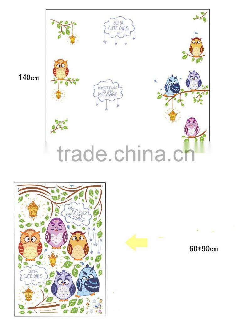 ALFOREVER super cute owl decals,cut owl sticker
