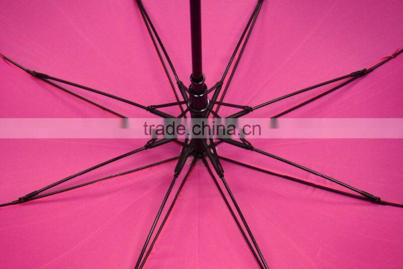 23inch high quality advertising colorful heat transfer printing long umbrella