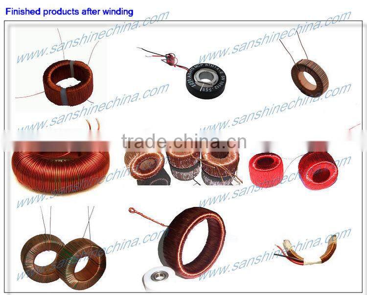 Slider type automatic toroid power transformer winding machine