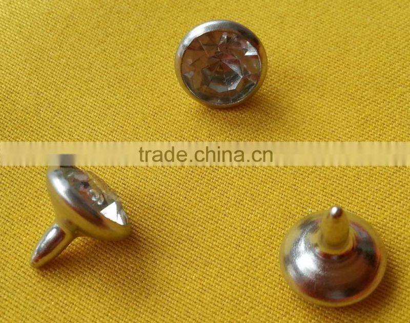 Rhinestone Metal Rivets For Handbag / Shoes / Garment -- A025