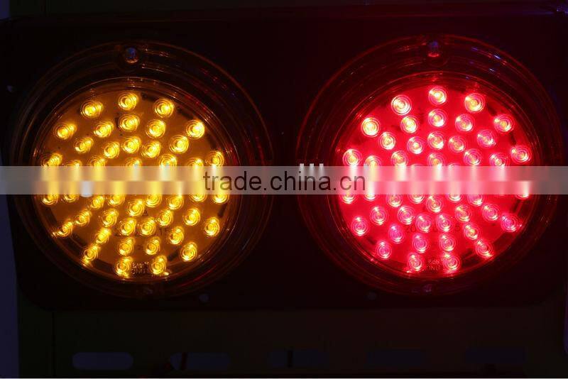 100 LEDs round combination with iron plate truck led tail light