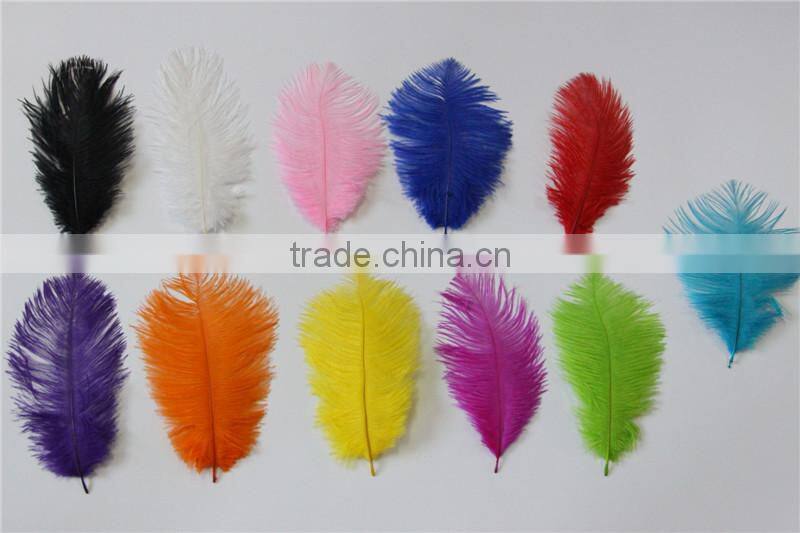30cm-35cm Pink Synthetic Ostrich Feathers For Party Table Decoration