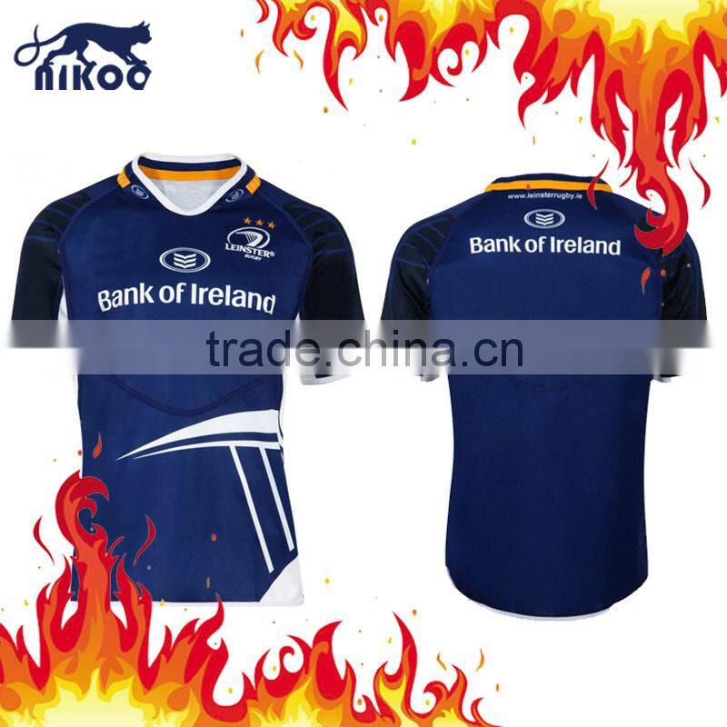 Custom sublimation jersey rugby football shirt custom sublimated popular rugby jerseys