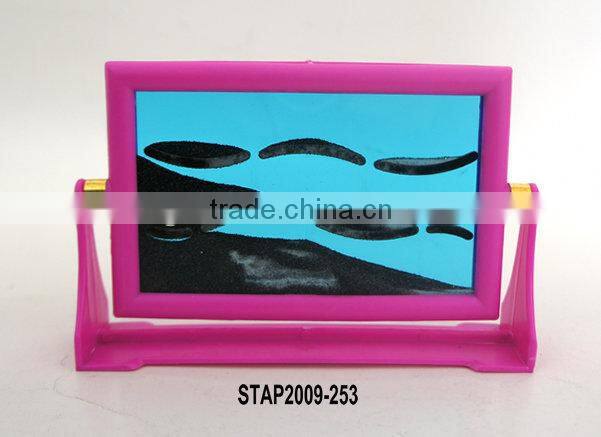 3.74 inches high blue Flowing sand art pictures