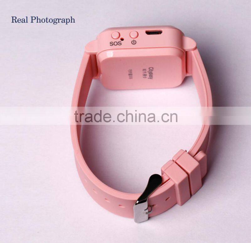 Pink Mini GPS Watch Tracker