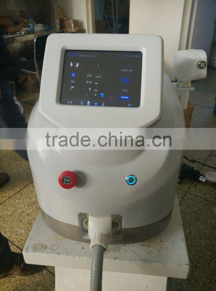 portable 808nm diode laser hair removal/permanent hair removal equipment