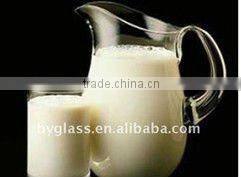 crystal borosilicate glass juice cup with handle
