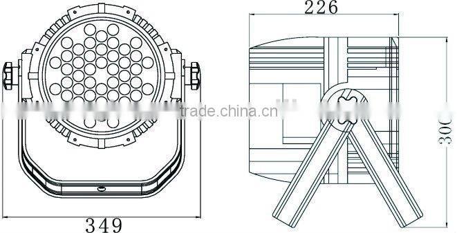 48* 3w outdoor LED PAR