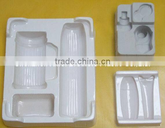 plastic drink tray,plastic blister tray for packing cup/water bottle