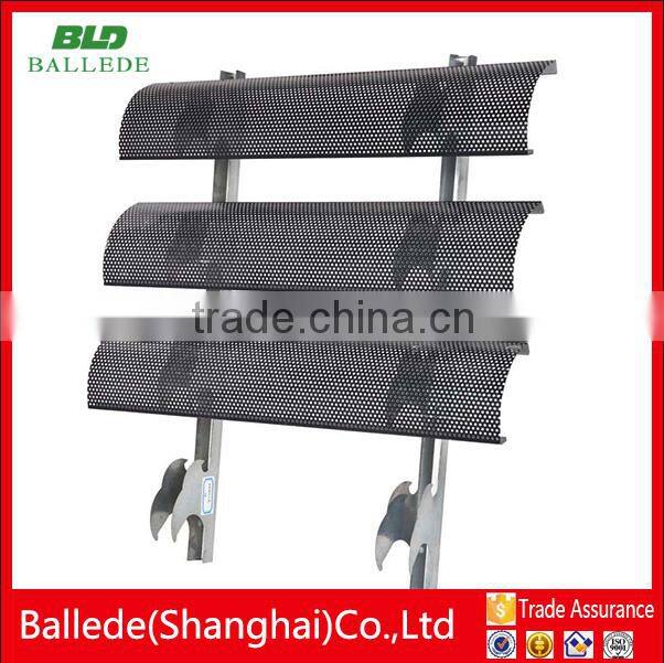 aluminum sun shade perforated louver roof