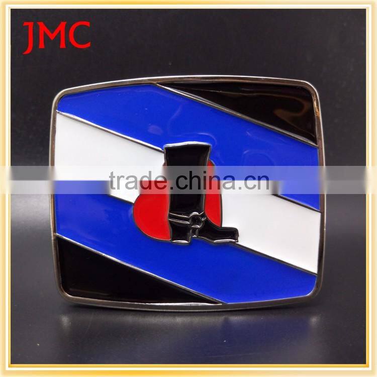 Wholesale craft cheap customized expory plate belt buckles
