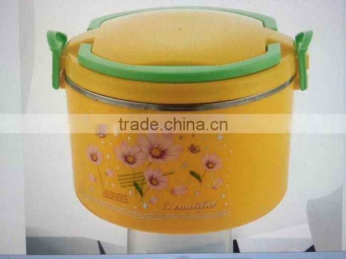 2845 plastic stainless steel insulated casserole pot