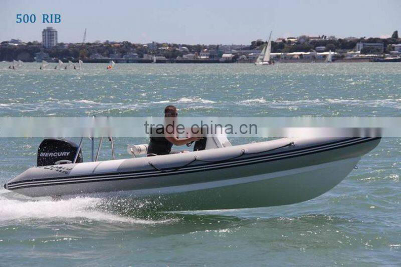 8m CE approved Fiberglass hull RIB boat (7500RIB)