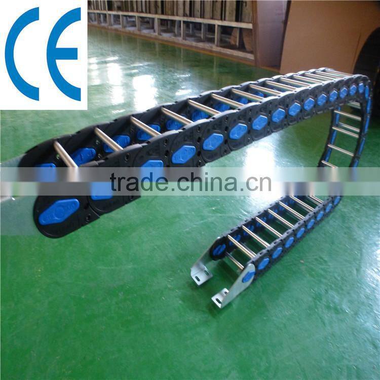 high speed cnc cable chain flexible plastic cable carrier energy chain made in china bridge type cable wire tracks