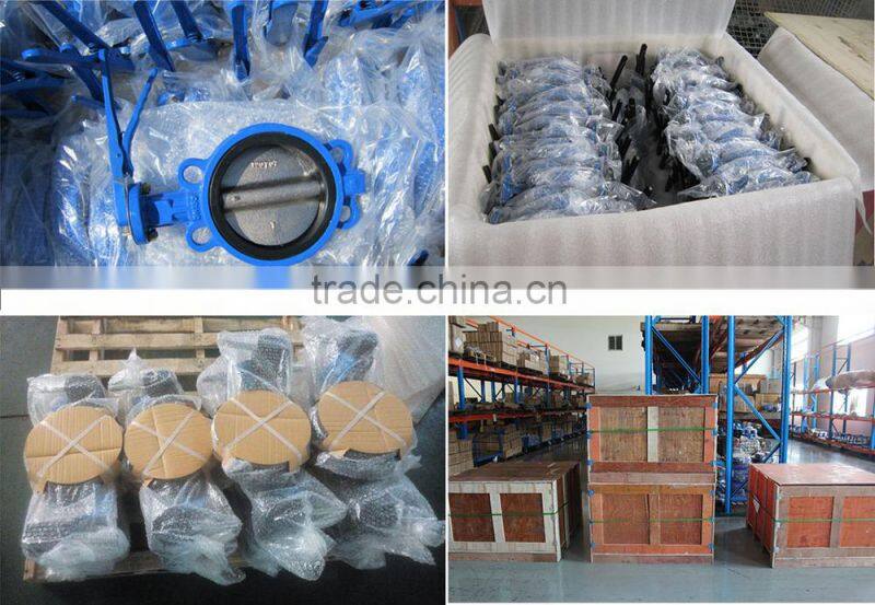 (BV-MZ-002)wafer style butterfly valve for flow control MANUFACTURER (DN50-2400)