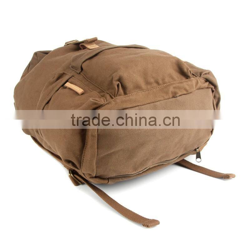 High Quality Vintage Canvas Camera Bag Backpack Travel Rucksack